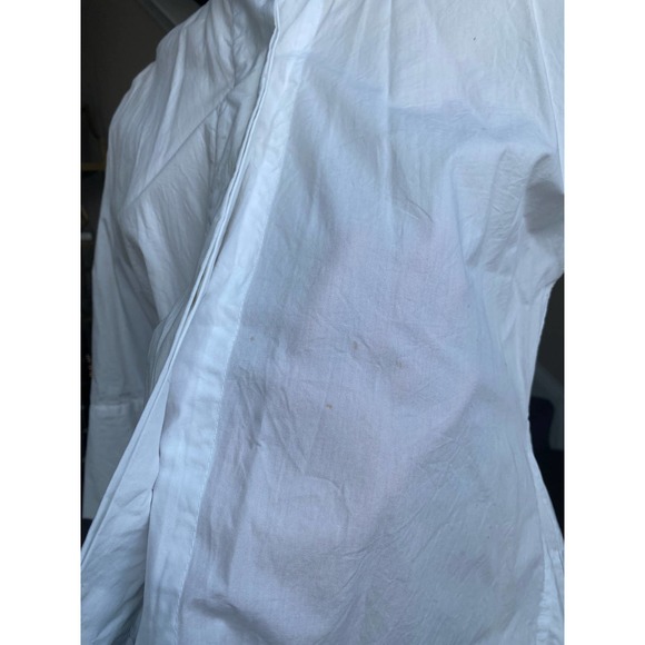 Who What Wear oversized button down with 3/4 length sleeves and pearl button, XS - Picture 7 of 10